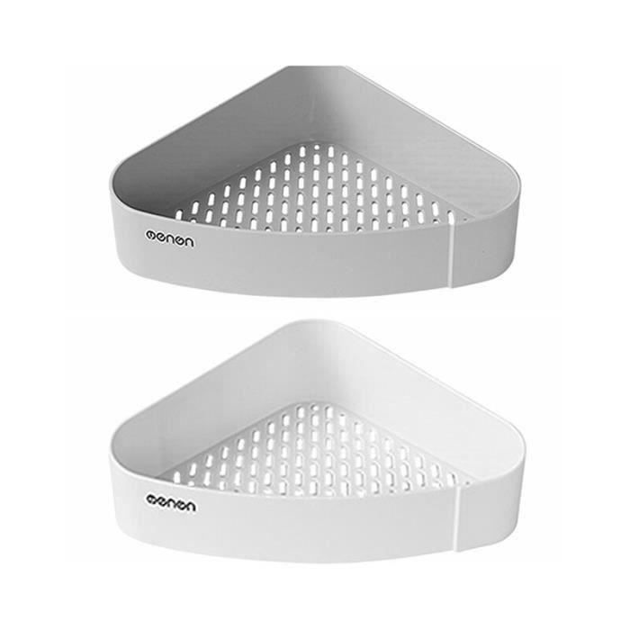 ÉTAGÈRE D'ANGLE BUREAU Support De Rangement Pour Toilettes Douche EUR