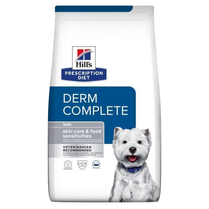 Meilleurs prix pour Croquettes - HILL'S - ADULT PRESCRIPTION DIETS DERM COMPLETE MINI - 6 kg - Petit chien - Diététique