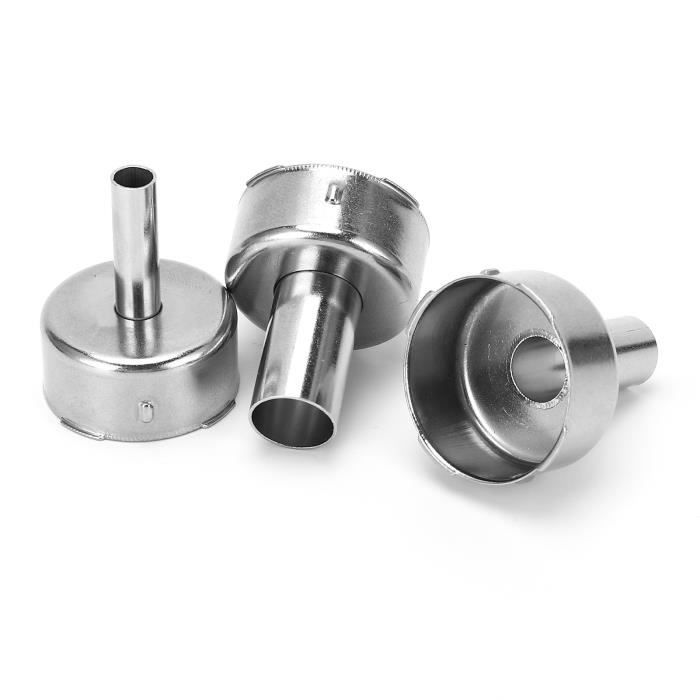Kit 8 Buses Pistolet Thermique Acier Inox - 3/4/5/6/7/8/10/12mm - Compatible Stations Soudage Air Chaud