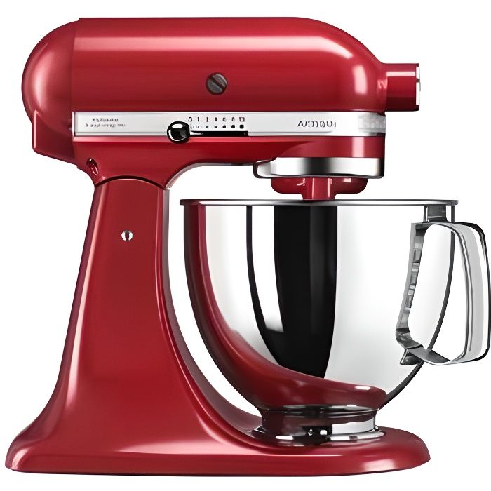 Robot pâtissier Artisan - KITCHENAID 5KSM125EER - Rouge empire