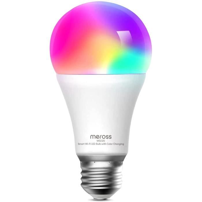 Meross Ampoule Connectee, Ampoule LED Intelligente Compatible avec