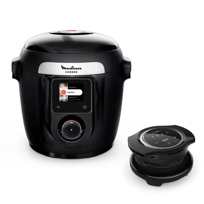 Mijoteur Moulinex Multicuiseur intelligent Cookeo haute pression connecte + couvercle Extracrisp YY5449FB