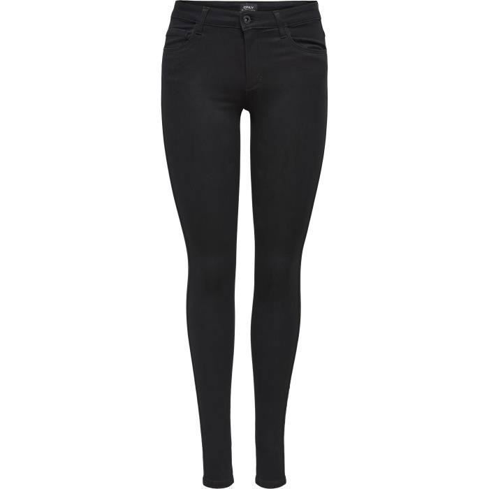 Jean noir 2025 femme pas cher