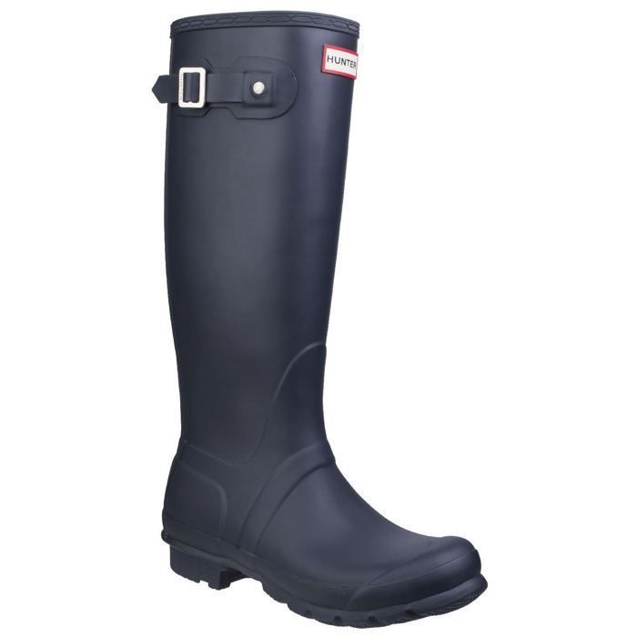 Bottes de pluie Hunter Original Tall Bleu Caoutchouc