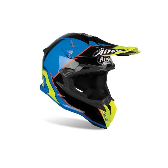 Casque Cross AIROH Terminator Open Vision Slider Azure Gloss-ADULTE XL -  Cdiscount Auto