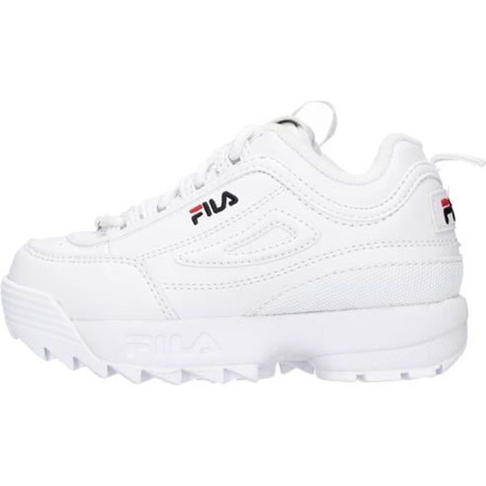 fila 1010826 chaussures de tennis fille blanc