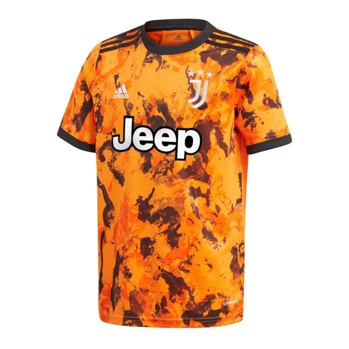 Juventus Maillot Third Junior Adidas 2020 2021 Orange Cdiscount Sport