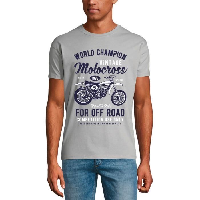 Tee Shirt de Moto Cross pour Homme