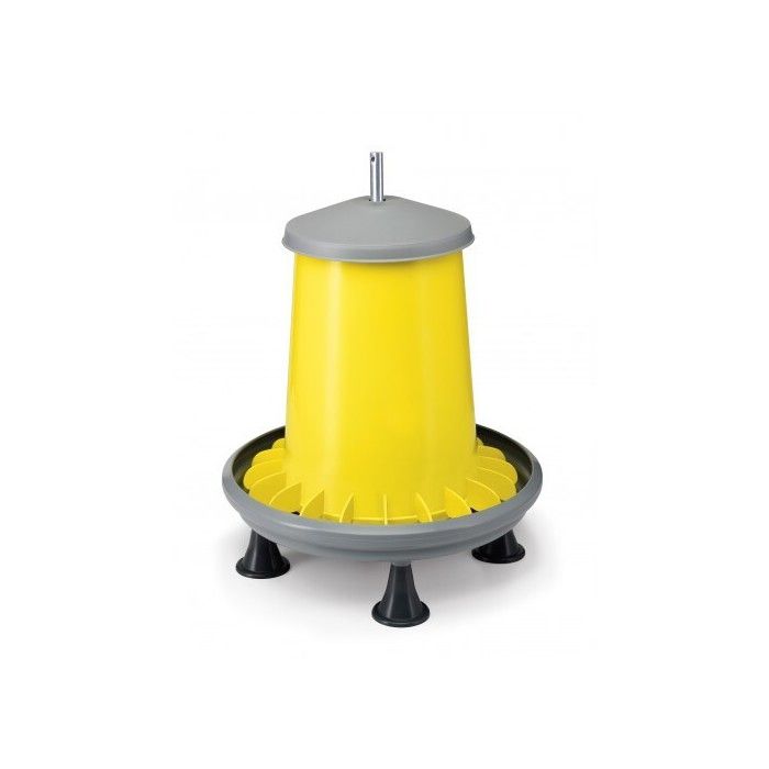 Meilleurs prix pour Mangeoire Plastique Avec Tige Métal 7kg Sur Pieds