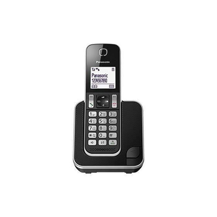 Téléphone DECT Panasonic KX-TGD310 - Haut-parleur - 120 entrées - Identification de lappelant - Noir Blanc