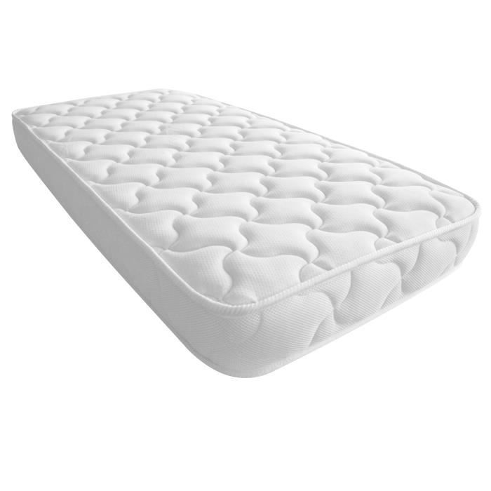 Matelas bébé MINEA - Baby Bamboo - Mousse HD - 60x120 cm - Anti-acarien Matelas bébé MINEA - Baby Bamboo - Mousse HD - 60x120 cm - Anti-acarien