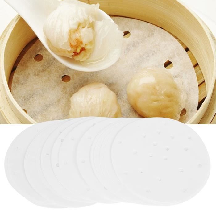 100 Feuilles Papier Cuisson Rond 18cm Gwhole - Antiadhésif Pour Four Et Friteuse