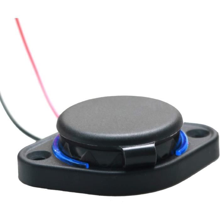 Prise USB Voiture 12V/24V Double Port 4.8A | Chargeur Avec Fusible | LED Indicateur | Pour Camping-Car, Bateau