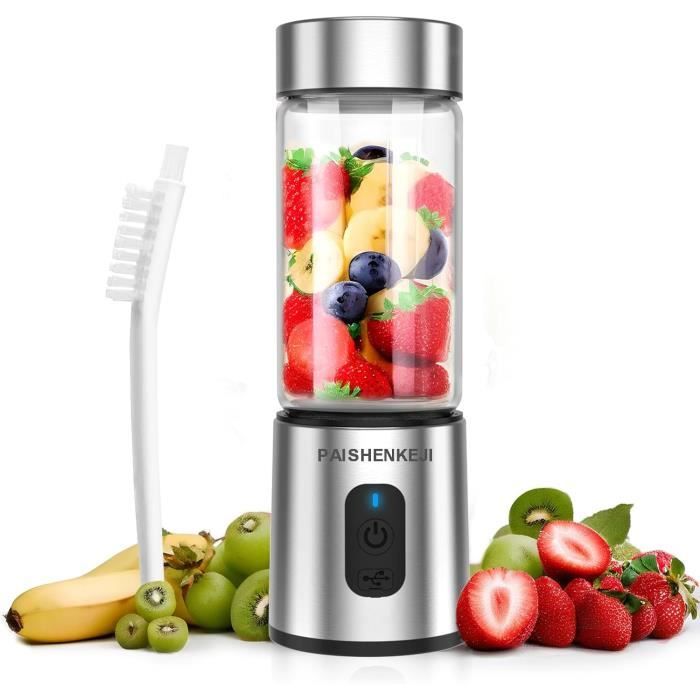 Mini Mixeur Avec Écran LED, Mixeur Portable, Personal Fresh Juice Mixer Blender Smoothie Portable Mini Mixeur Avec Ecran Led Pour Shakes Fruits Legumes Cuisine Bureau Voyage 90934043