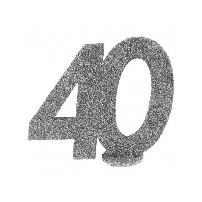 Santex - Chiffre anniversaire 40 ans argent