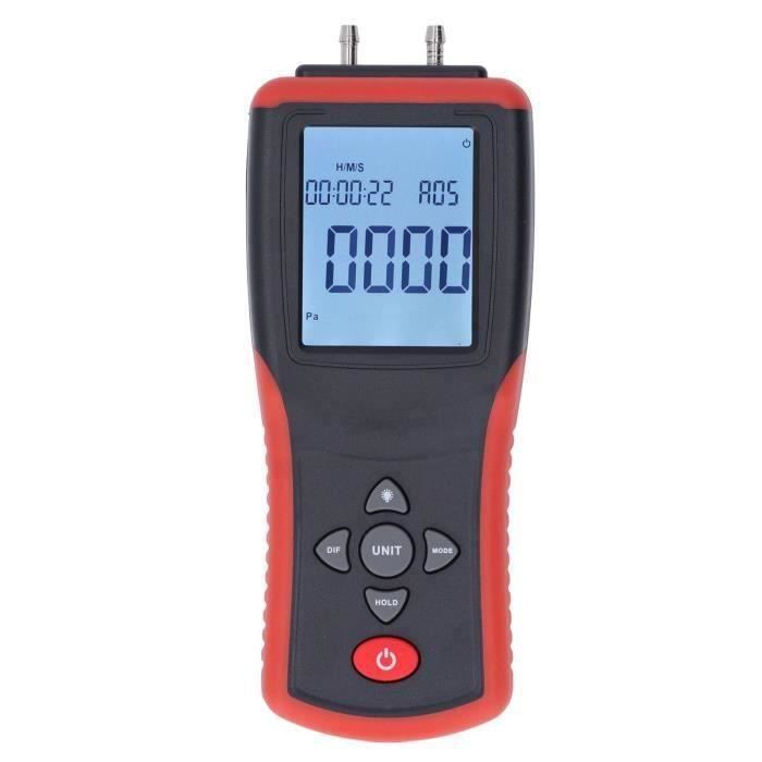 TMISHION Testeur De Pression De Gaz HVAC Manomètre Numérique Coque ABS