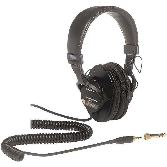 Casque Sony MDR-7506/1 circum-aural noir - Audio professionnel et à domicile