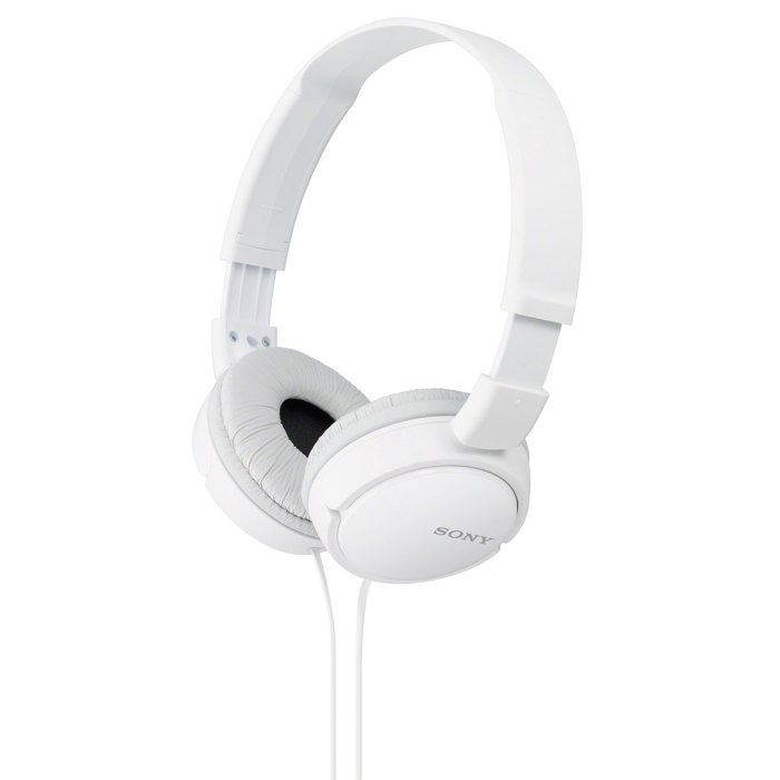 Casque Arceau - SONY - MDRZX110W - Blanc - Filaire - Sur-oreille - 120g