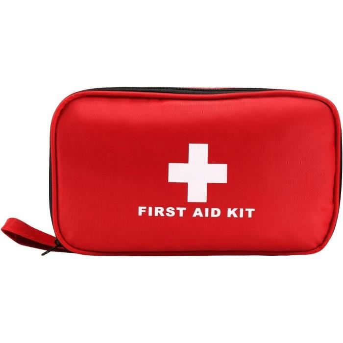 Kit De Survie Urgence 180 Pièces - Sac à Dos Avec 1er Secours, Filtre à Eau, Pelle, Pince, Lampe - Pour Camping, Rando, Aventure