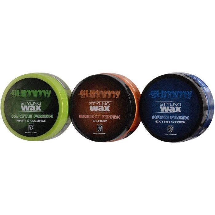 Fonex Styling Pack Gummy Styling Wax Matte Finish, Bright Finish Hard