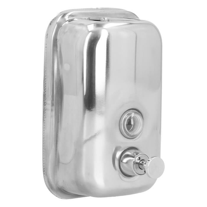Distributeur Douche 2 Chambres Sans Perçage Chrome - Shampoing Et Gel Douche Mural