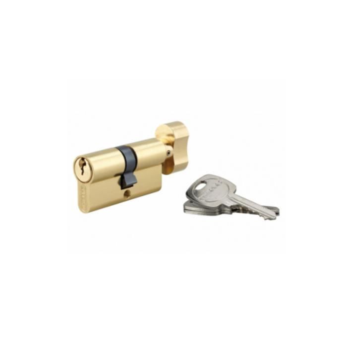 Amig Cylindre de serrure 9800 - chromé brillant - Cylindre de porte - Rue du Commerce
