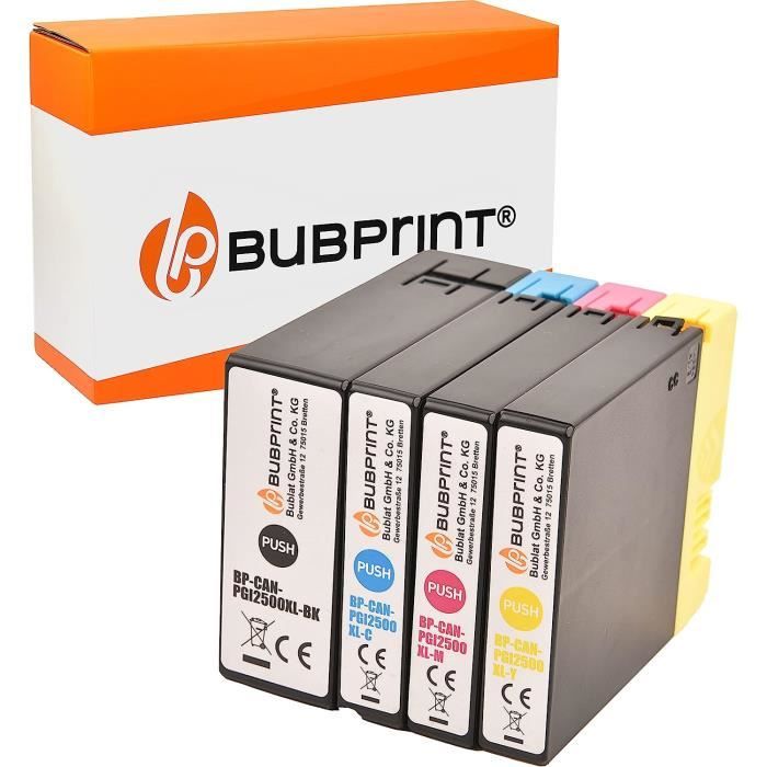 4-Pack 2500XL Compatible With Canon PGI-2500XL PGI 2500 Multipack Printer Cartridges (Blue, Red, Yellow, Black) For Canon Maxify MB5150 MB5050 MB5300 MB5350 MB5400 MB5450 MB5155 MB5455 IB4050 IB415yb0 - View #2