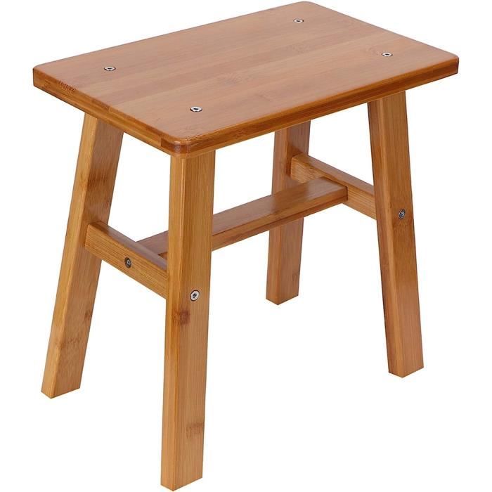 Escabeau, Tabouret de Siège d'enfant en Bois Mini Présentoir de Banc de Douche pour Cuisine Salle de Bain Chambre(30 * 25 * 4 Escabeau, Tabouret de Siège d'enfant en Bois Mini Présentoir de Banc de Douche pour Cuisine Salle de Bain Chambre(30 * 25 * 4