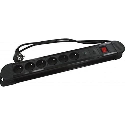 Bloc 6 Multiprises Pvc Protégées Foudre Et Surcharge[F2583] - Cdiscount ...