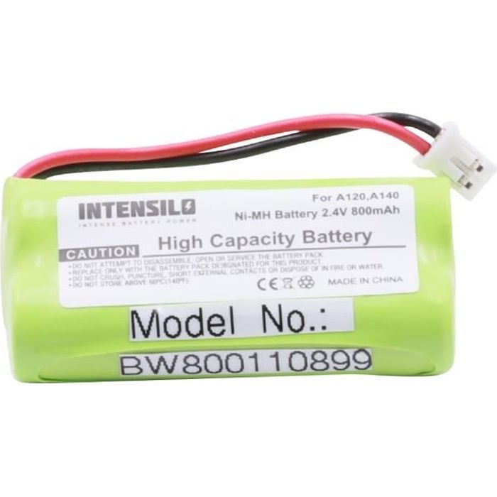 INTENSILO Batterie compatible avec Siemens Gigaset A260 DUO, A260 TRIO