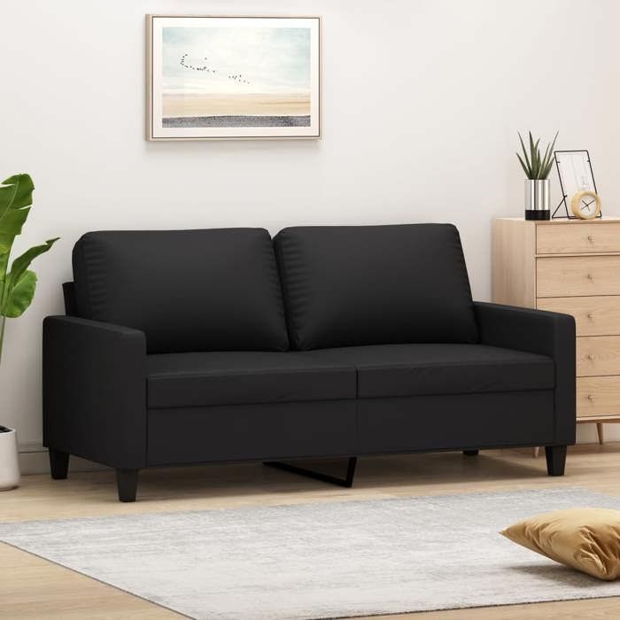 vidaXL Canapé à 2 Places Sofa de Salon avec Accoudoirs et Oreillers de Dossier Meuble de Salle de Séjour Intérieur 359137