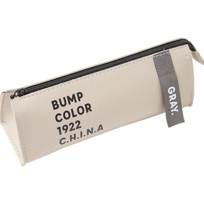 Trousse à Crayons Cuir Pu Mignon Et Simple Grande Capacité Cartable ...