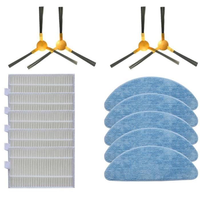 Brosse Latérale De Rechange Pour Aspirateur Robot - Compatible Ecovacs Deebot Mini - Améliore Le Nettoyage Des Coins Et Réduit Les Bruits