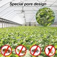 Filet Insectes Potager en Polyester 2.5*10m Inodore Filet Protection Anti-Déchirure Voile Durable Pour Jardin Serre Plantes Fruits-1