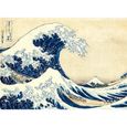 Puzzle 1000 pièces Clementoni - Hokusai : La Vague-1
