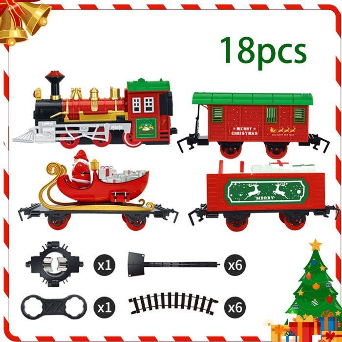 Train du Sapin De Noël - Jouet De Noël Rechargeable avec Circuit | Train Autour du Sapin avec Lumière Et Musique - pour De 3 Ans Et Plus Jeu D'Intérieur pour Fête Train du Sapin De Noël - Jouet De Noël Rechargeable avec Circuit | Train Autour du Sapin avec Lumière Et Musique - pour De 3 Ans Et Plus Jeu D'Intérieur pour Fête