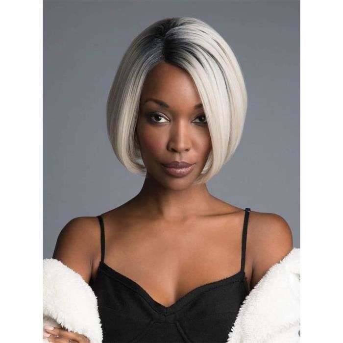 Perruque cheveux deals blancs courts