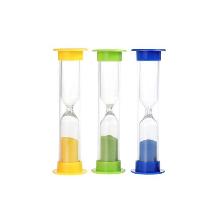 Sabliers Souriants Pour Brossage De Dents Enfants - Lot De 4 - Minuterie 2 Minutes - Multiusage - 7