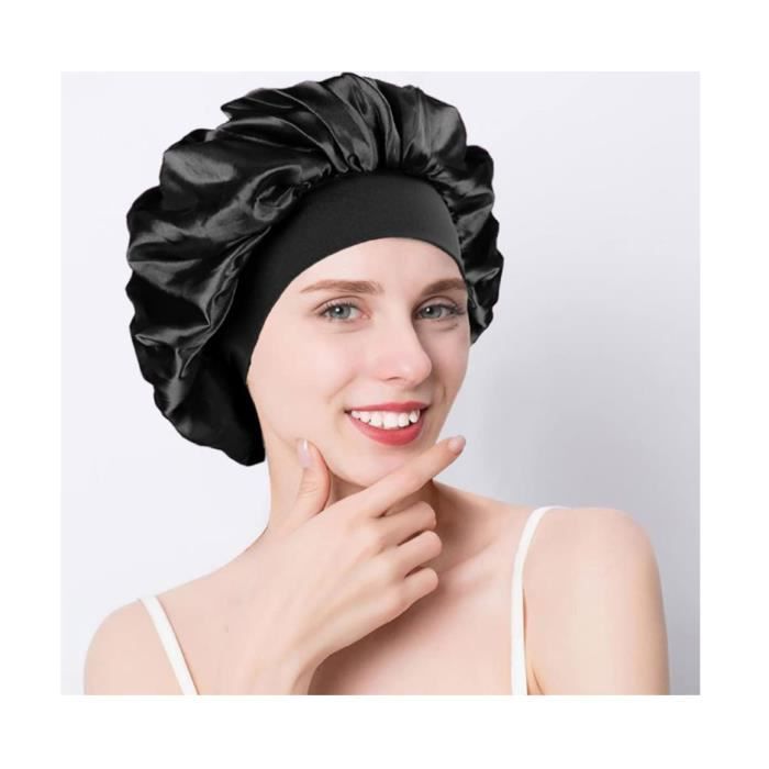 ZERO 90® Bonnet de nuit professionnel pour cheveux longs - bonnet satin -  bonnet de