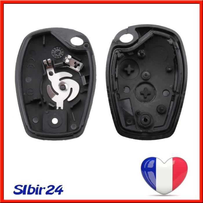 Clé PLIP Compatible Renault Modus Kangoo Scénic Clio Mégane 2 - Boîtier Lame Plate Sans électronique