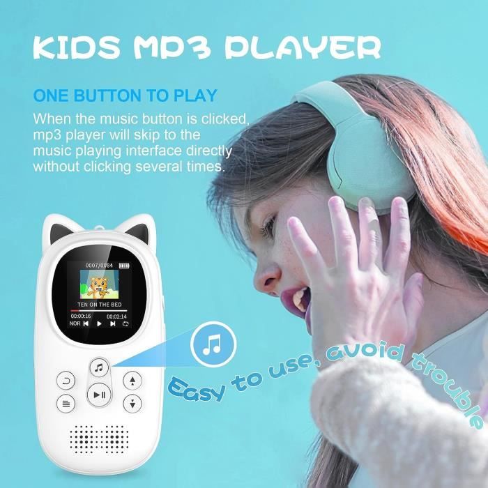 Lecteur MP3 Bluetooth 5.0, Oilsky 32Go MP3 Enfant avec Batterie 750mAh,  Qualité Sonore HiFi Lecteur de Musique MP3 avec [58] - Cdiscount TV Son  Photo