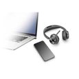 Micro-casque supra-auriculaire POLY VOYAGER FOCUS 2 Bluetooth, filaire Stereo noir-2