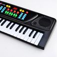 37 touches clavier électronique Piano jouet Musical pour enfants 3768 - Noir-2
