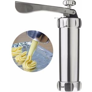 Pistolet à Biscuits LAEMALLS - 6 Buses + 13 Modèles Pour Décorations Pâtisseries Maison