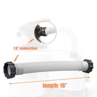 Lot De 2 Tuyaux De Filtre De Pompe De Piscine De 3,8 Cm