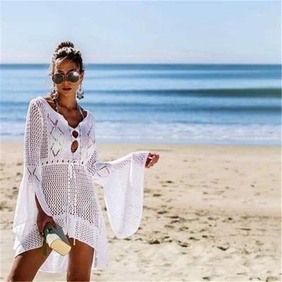 Mini robe de plage discount