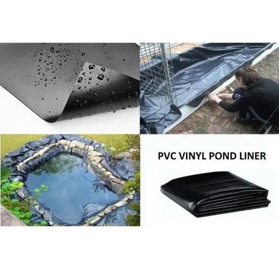 Bache Bassin Exterieur Bâche étang PETSTIBLE 3x3m - Liner Imperméable Polyéthylène Haute Densité - Bassin Jardin Paysager Liner étang Imperméable
