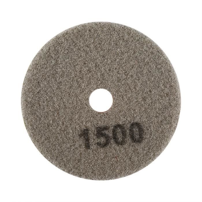 Lot de 4 Disque de polissage coton 100 mm avec 6 mm Embout de vissage pour