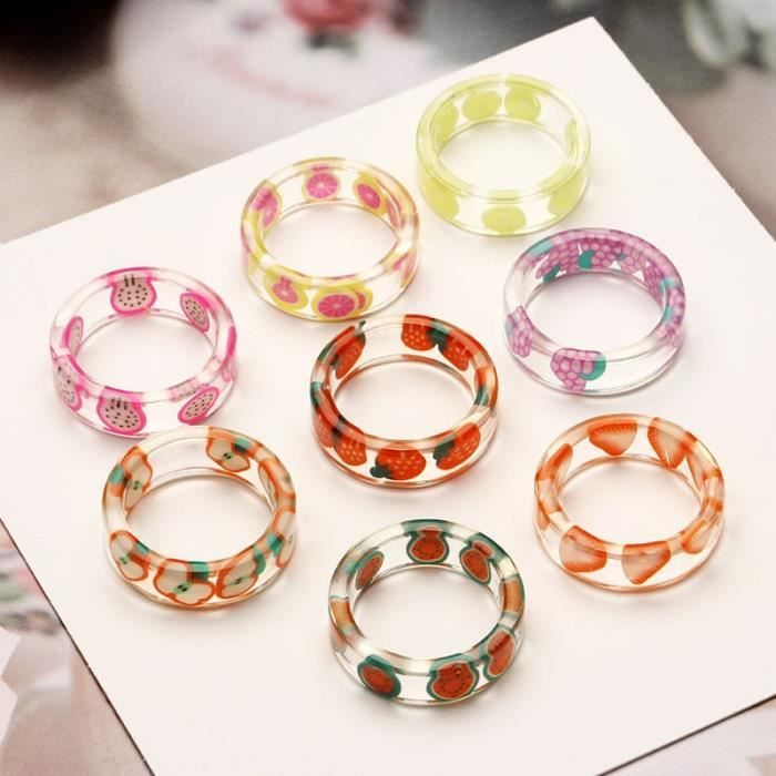 Bagues transparentes online