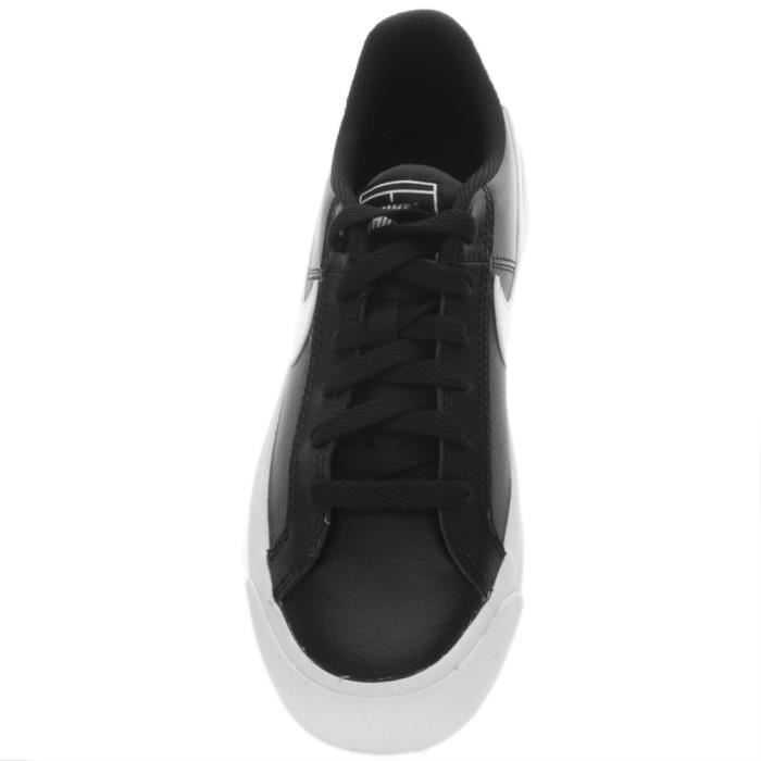 Baskets NIKE Court Royale Ac AO2810 001 Femme Noir Cuir